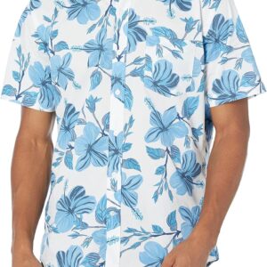 Amazon Essentials Men's Regular-Fit Short-Sleeve Print Shirt